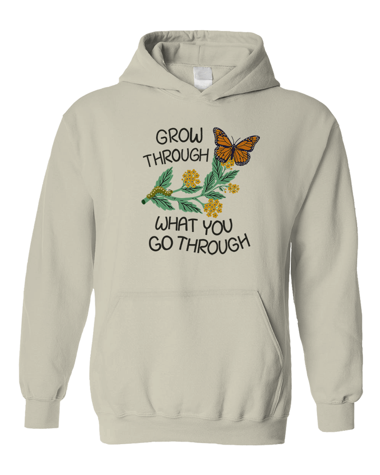 Grow Through What You Go Through (Butterfly) - Hoodie