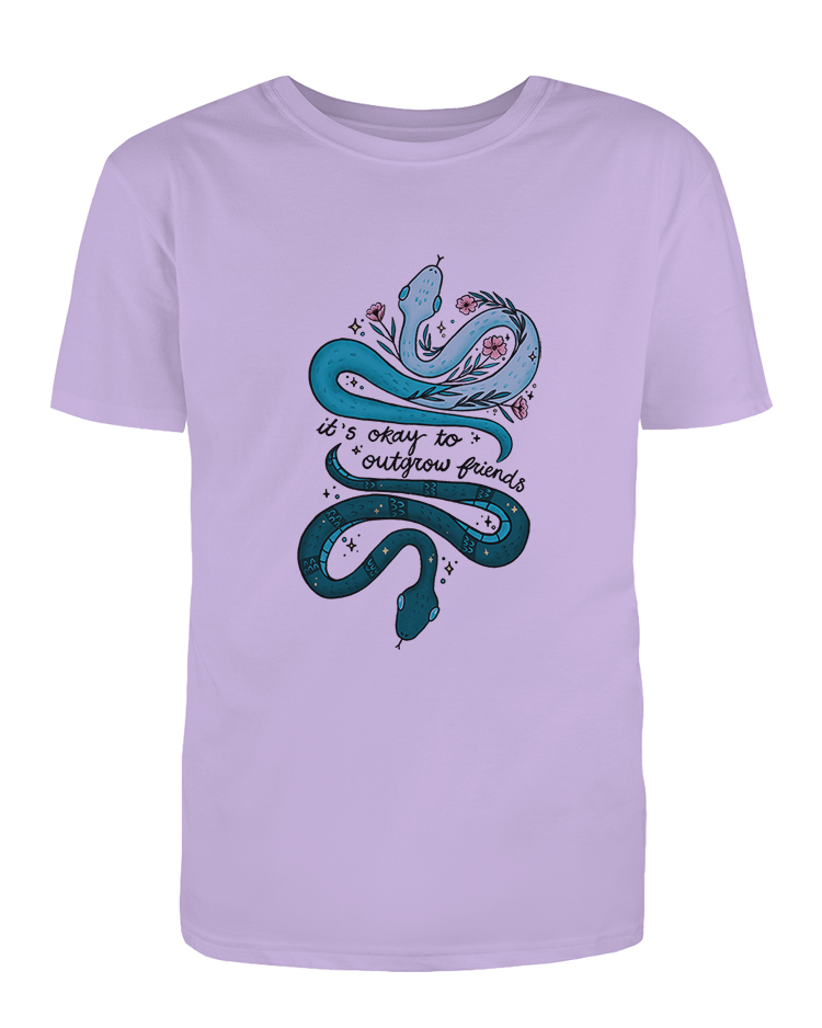 It's OK To Outgrow Your Friends (Snakes) - T-Shirt