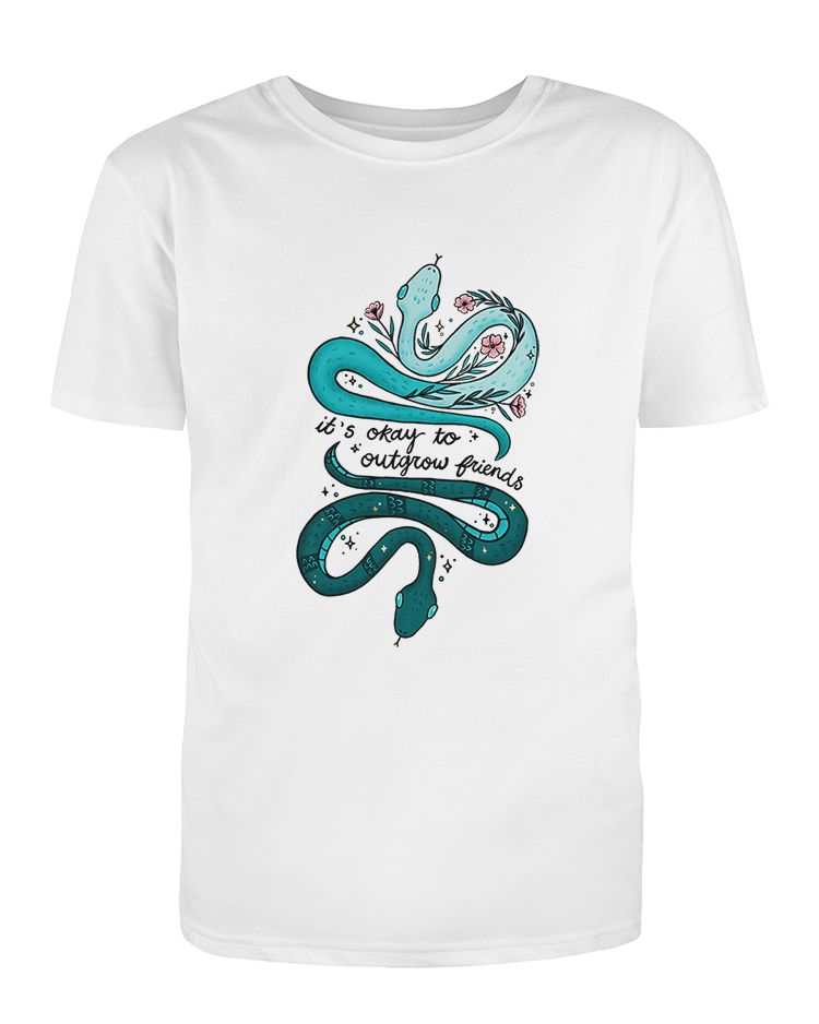 It's OK To Outgrow Your Friends (Snakes) - T-Shirt