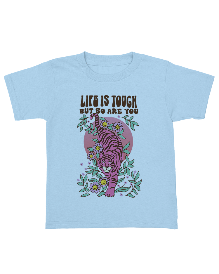 Life Is Tough But So Are You (Tiger) - Youth T-Shirt