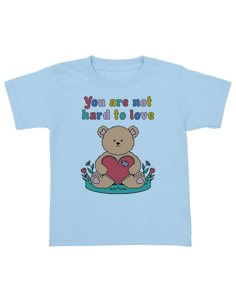 You Are Not Hard To Love (Teddy Bear) - Youth T-Shirt