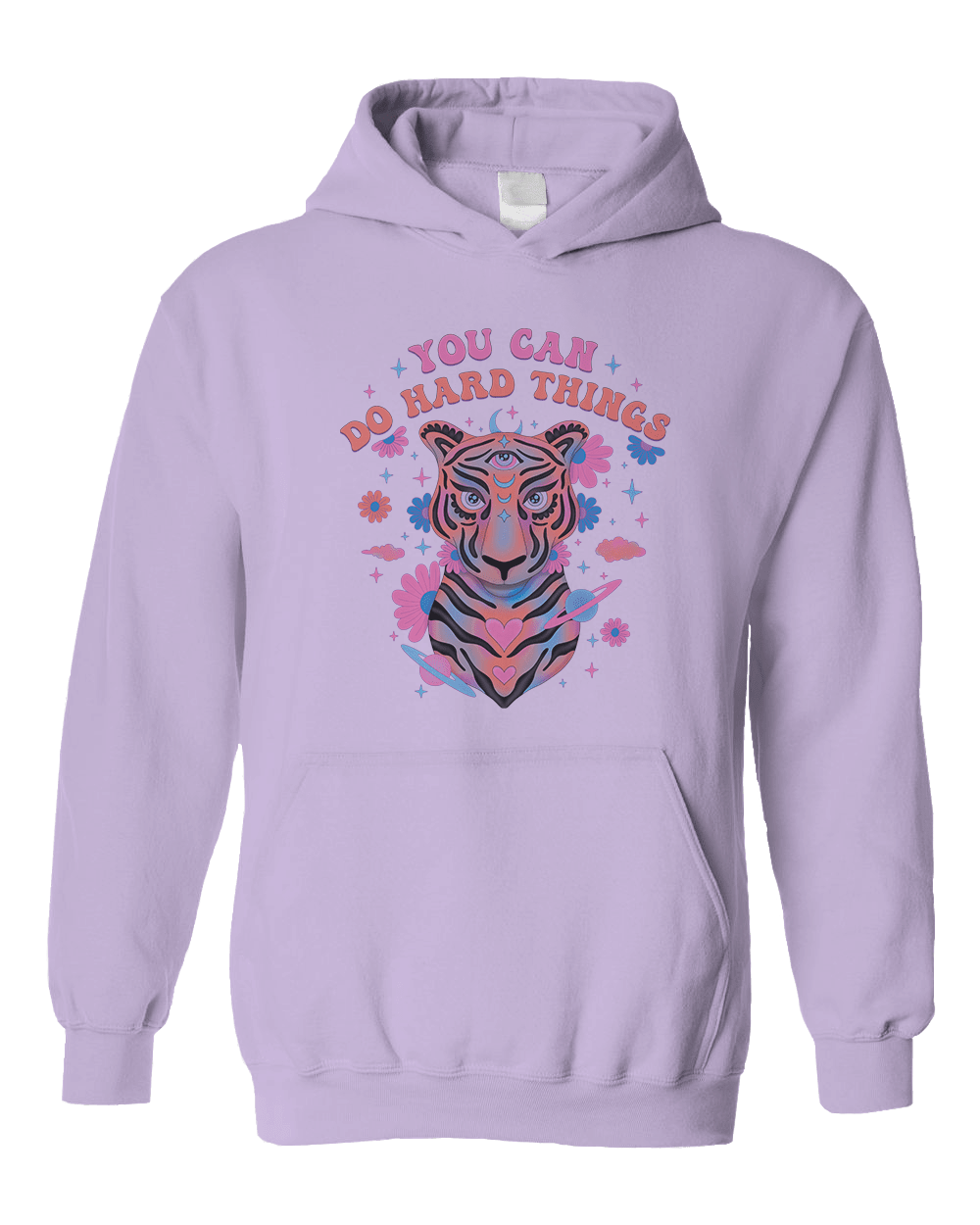 You Can Do Hard Things (Cosmic Tiger) - Hoodie